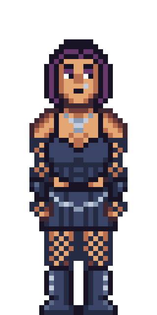 A goth girl.