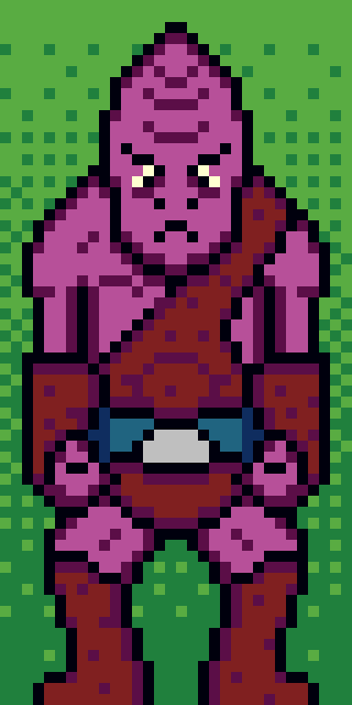 A hulking dude.