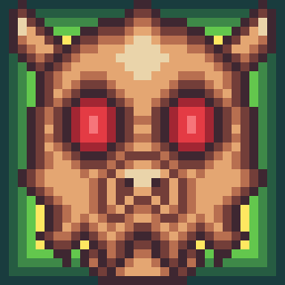 A weird skull.