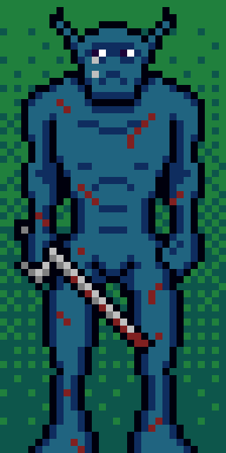 A wounded giant.